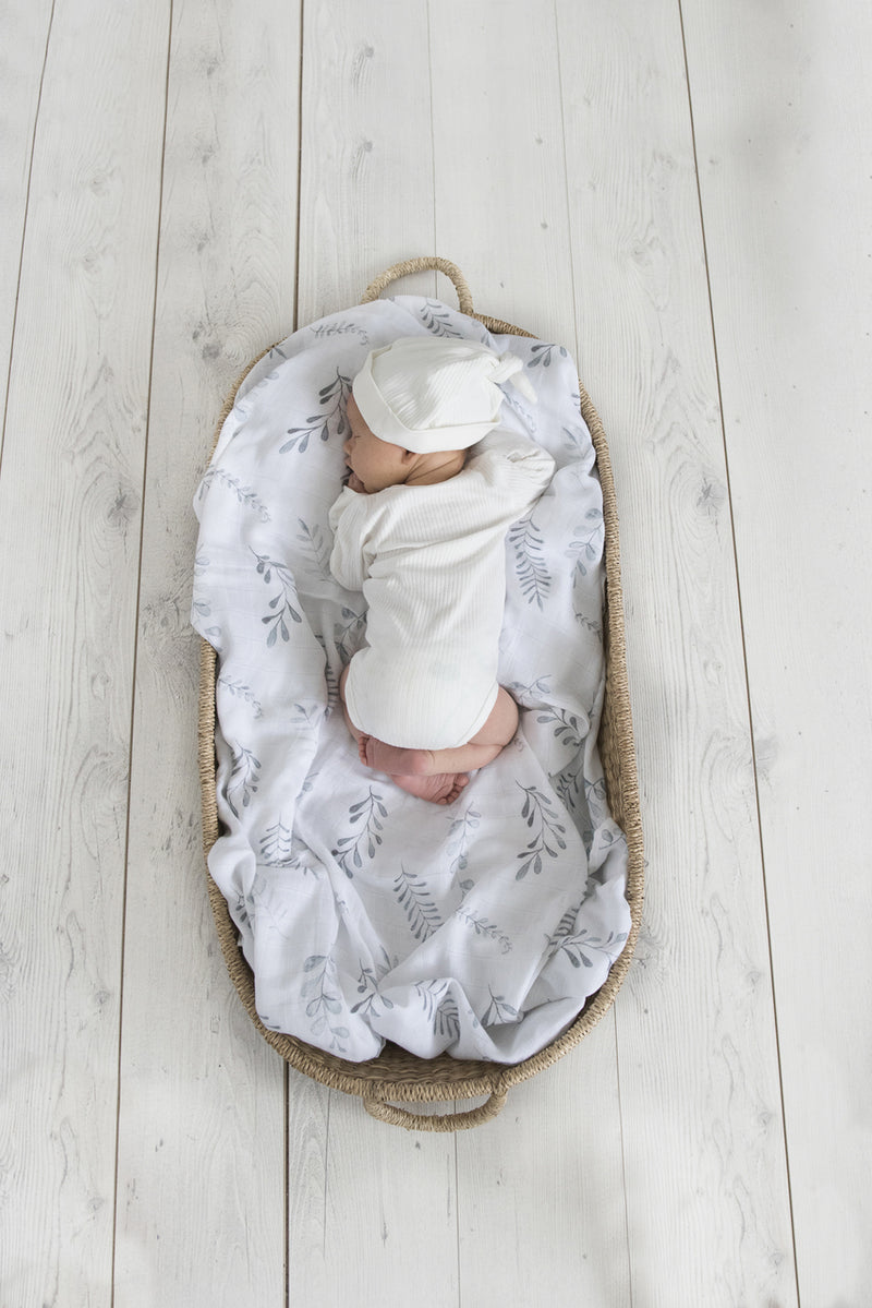 Organic Muslin Wrap - Wild Fern