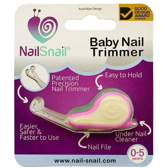 Nail Snail - Baby Nail Trimmer - Frangipani Pink