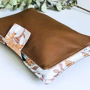 Deluxe Leather Nappy Wallet - Kalami Florals