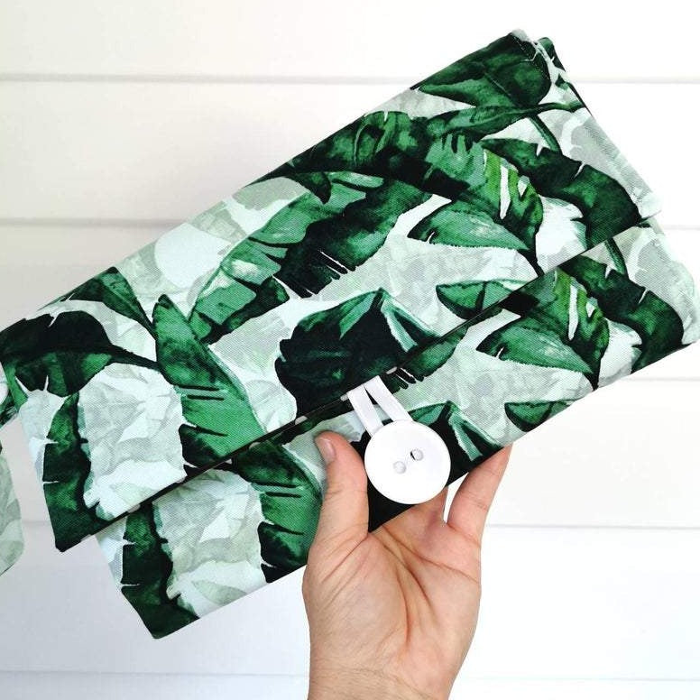 Nappy Wallet with Mat - Banana Leaf