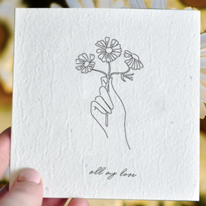 Plantable Gift Card - All My Love