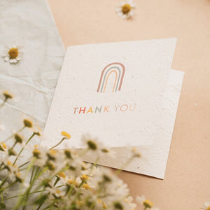 Plantable Gift Card - Thank You - Rainbow