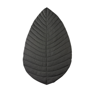 Leaf Cotton Playmat - Grey