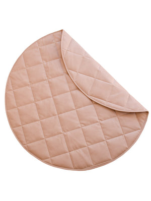Quilted Vegan Leather Playmat - Posie