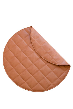 Quilted Vegan Leather Playmat - Terra