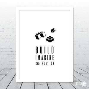 A3 Print - Build Imagine & Play On