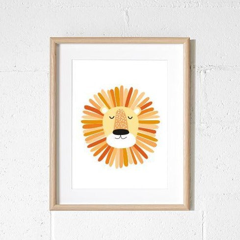 A3 Print - Lion Orange
