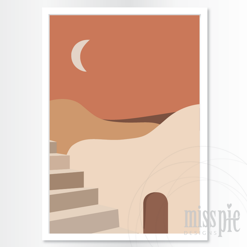 Print - Desert Dreams - Moon