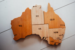Australian Map Puzzle