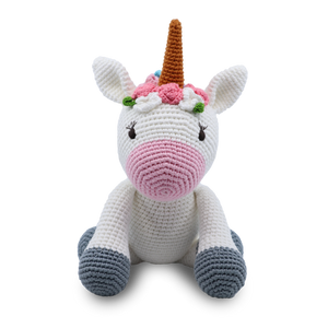 Medium Sitting Toy - Unicorn