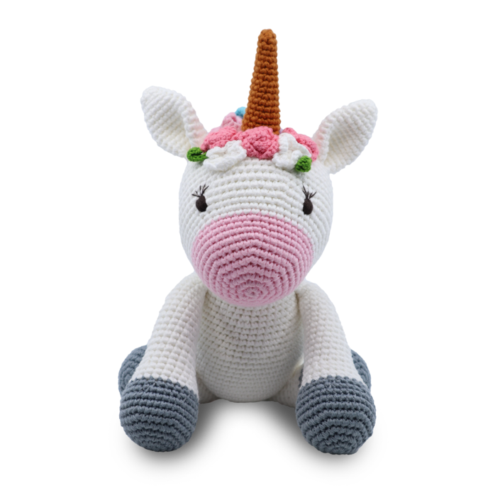 Medium Sitting Toy - Unicorn