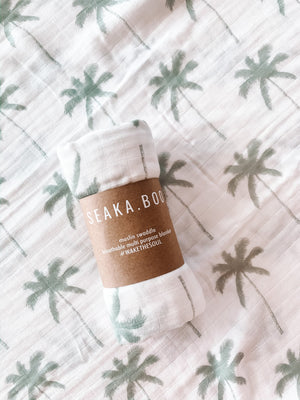 Bamboo/Cotton Wrap - Arlo Palm Sage