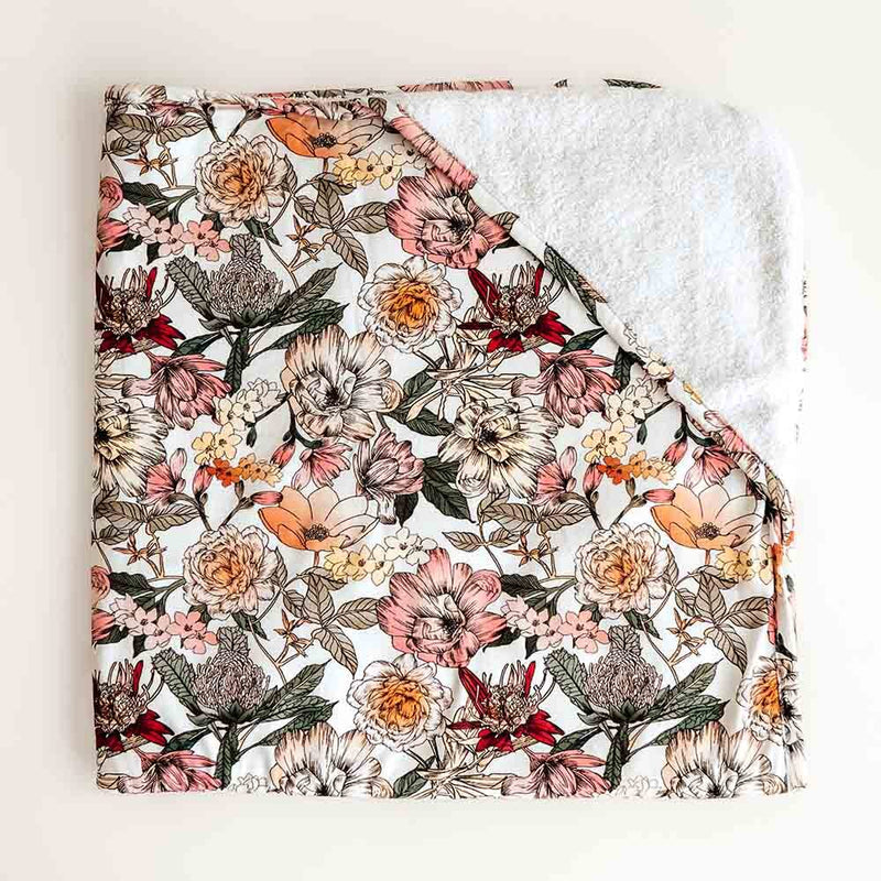Organic Hooded Baby Towel - Australiana