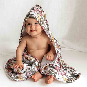Organic Hooded Baby Towel - Australiana