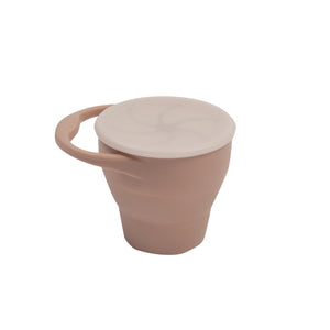 Expandable Silicone Snack Cup - Muted