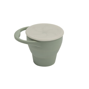 Expandable Silicone Snack Cup - Sage