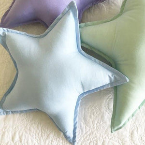 Star Pillow - Baby Blue