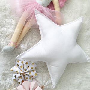 Star Pillow - White