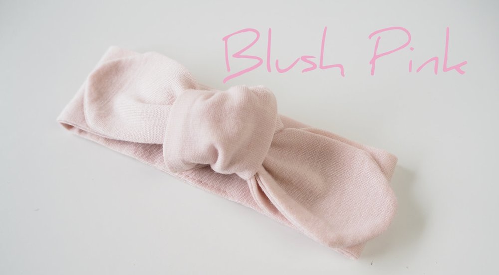 Topknot Headband - Blush Pink