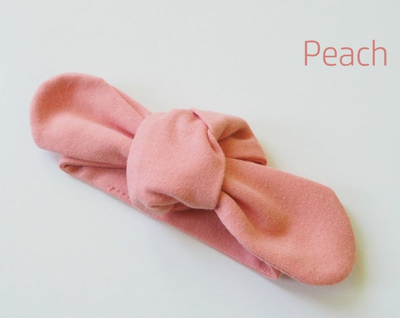Topknot Headband - Peach