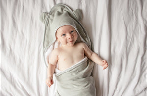 Hooded Bath Towel Set - Soft Sage
