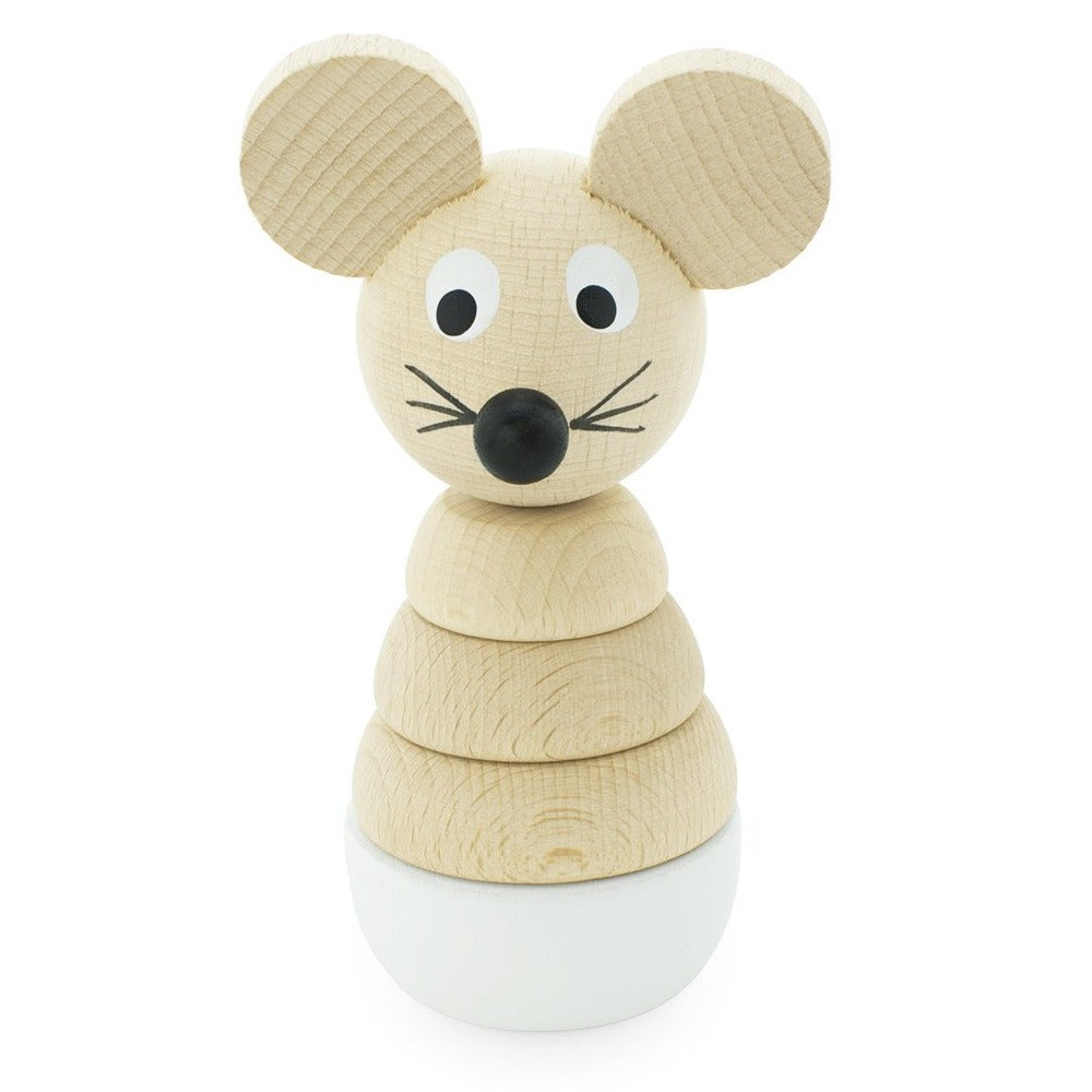 Wooden Stacking Puzzle Mouse - Hobbs