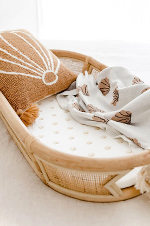 Organic Nursery Linen - Seashell