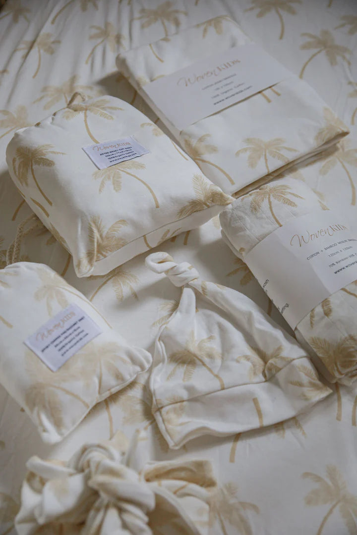 Palm tree cot sheets 2025