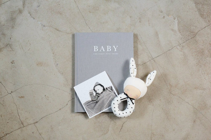 Baby Journal - Birth to 5 Years - Grey